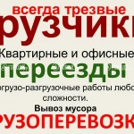 Грузоперевозки. Услуги грузчиков.Такелаж