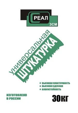 Фото Гипсовая штукатурная смесь Реал Гипсо Универсальная 30 кг