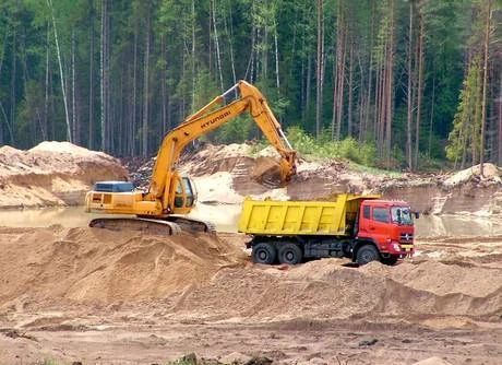 Фото Песок, Песок сеяный, ПГС, гравий