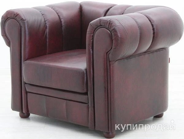 Фото Кресло кожаное