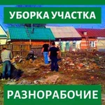 Уборка территории, участка, мусора, Покос травы