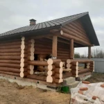 Отделка сруба деревянного дома