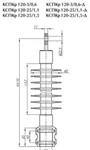 фото Изолятор КСПКр 120/3,3-27,5 КВ
