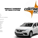 Аренда авто. Сдам в аренду Renault Sandero Stepway