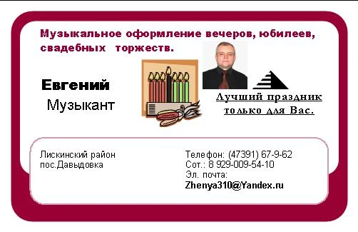 Фото Музыкант