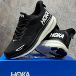 Фото №2 Кроссовки Hoka новые чёрные