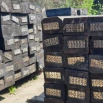 Фото №2 Шпалы деревянные пропитанные