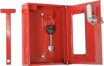 Шкаф для ключей К-01 под 1 ключ, с молотком (пожарное оборудование)