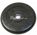 фото Диск обрезиненный черный MB Barbell d-26mm 5кг