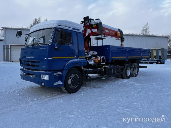 Фото Бортовой автомобиль КамАЗ 65117 с КМУ ИНМАН IT 150