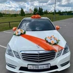 Авто на свадьбу, белоснежный Mercedes-Benz