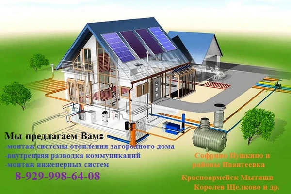 Фото Отопление водоснабжение Монтаж ремонт модернизация