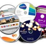 Цветная фото печать на DVD и CD дисках