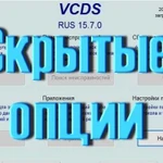 Активация опций. vcds. odis. VagCanPro