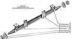 фото Балка оси для тракторного прицепа 2ПТС-4, КТУ-10, РКТ-10