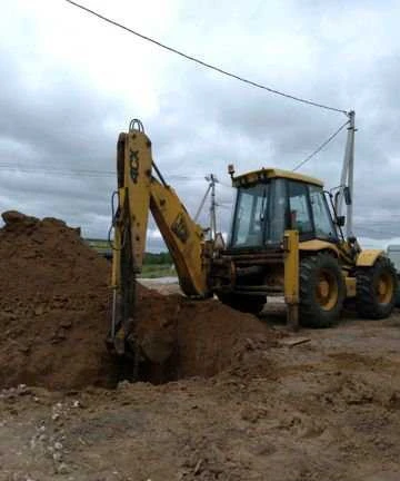 Фото Услуги Экскаватора Погрузчика