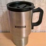 Фото №2 Термо кружка нержавеющий корпус резиновое донышко, для спец. отверстий в авто