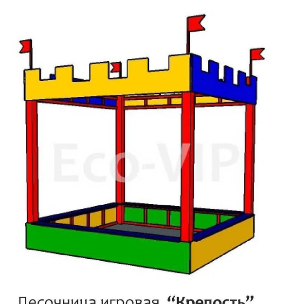 Фото Песочница "Крепость"