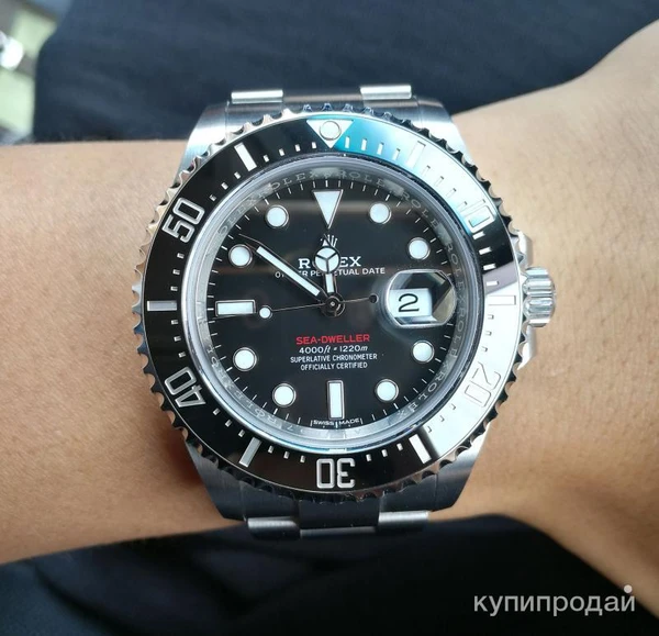 Фото Rolex Sea-Dweller 126600-0001. Гарантия — 5 лет