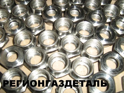 Фото Гайка стальная ГОСТ