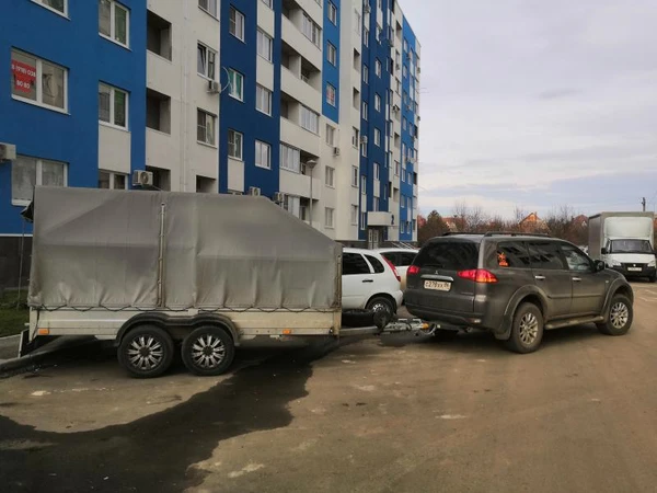 Фото Перевозка легковым прицепом 