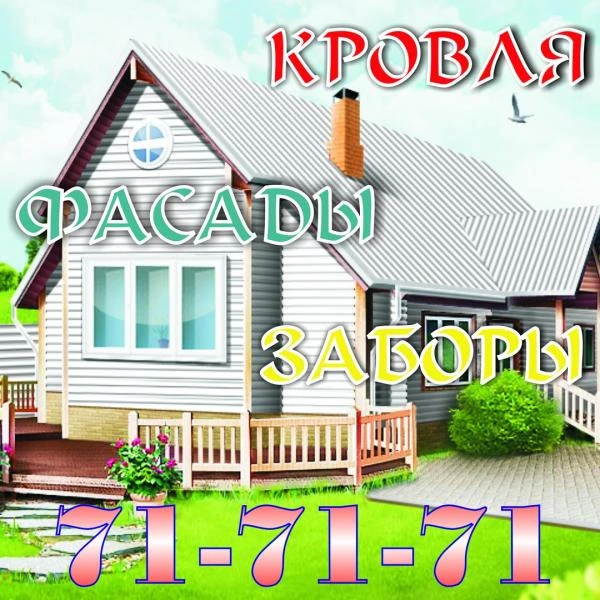 Фото Фасады Кровля Заборы любой сложности