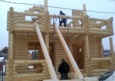 Фото Срубы из оцилиндрованного бревна