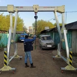 фото «МППУ-3000у» (Мобильное Подъёмно-перегрузочного устройства) кран козловой алюминиевый