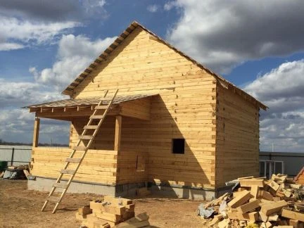 Фото Дома из бруса и бревна на заказ в короткие сроки