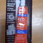 фото Герметик прокладок силиконовый высокотемпературный красный