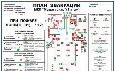 Фото План эвакуации по ГОСТ