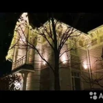 Фото №2 Монтаж гирлянд альпинистами, новогоднее оформление