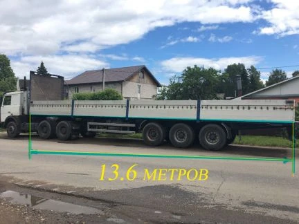 Фото Шаланда грузоподъемностью 20 тонн. Бок Верх Зад
