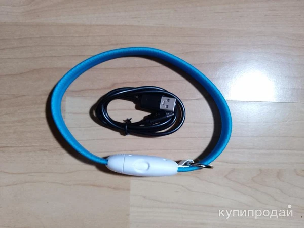 Фото Круглый светящийся ошейник от Rungo выдержит любые погодные условия.
