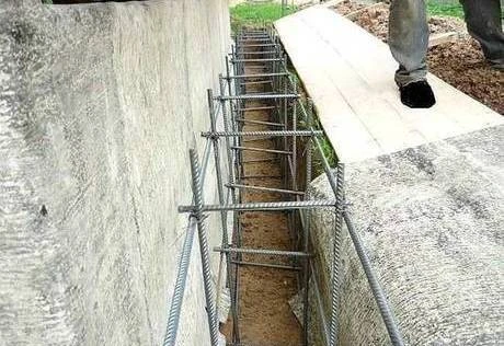 Фото Укрепление фундамента.