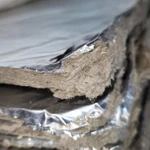 Фото №10 Асбест базальтокартон 12мм огнеупорный с фольгой для стен потолка бань, саун