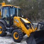 Аренда экскаватора-погрузчика JCB 3CX. Гидромолот