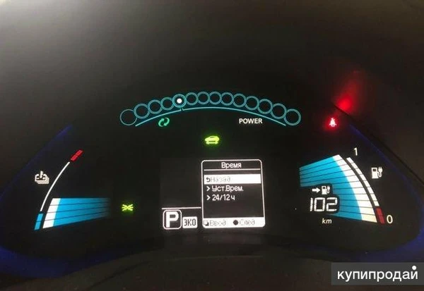 Фото Русификация панели приборов Nissan Leaf(ZE0, AZEO)