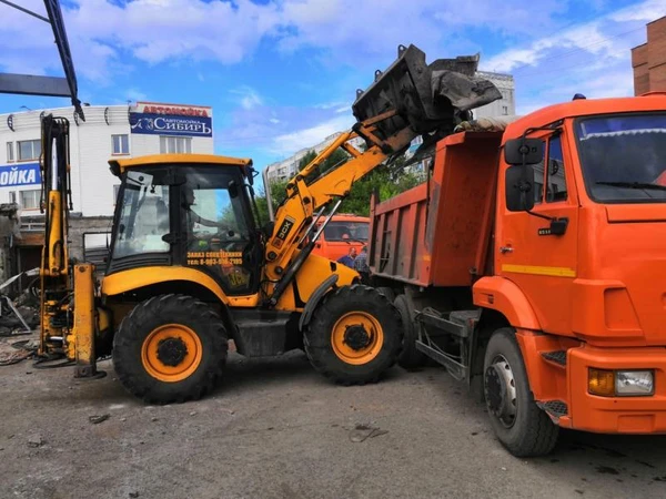 Фото Вывоз и Уборка Мусора Камаз Газель JСВ