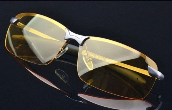 Фото Антибликовые поляризационные очки Aviator Yellow