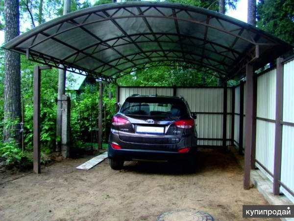 Фото Навесы из поликарбоната в москве и области