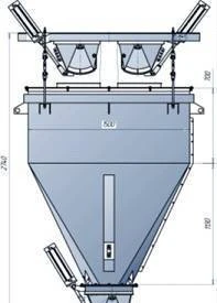 Фото Дозатор инертных материалов 1,6 м3 (до 2000 кг)