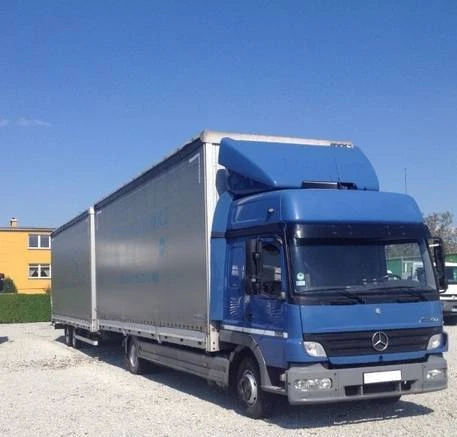 Фото Mercedes benz Atego 822 тентованный прицеп. Автопоезд.2010г