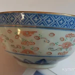 Фото №4 Пиалка с ложечкой рисовый фарфор