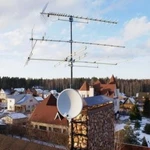 Фото №2 Установка спутниковых и эфирных DVB-T2 антенн