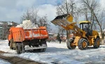 фото Уборка территории от снега