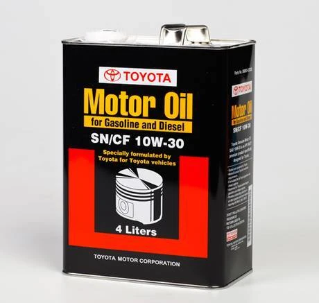 Фото Масло Toyota Motor Oil sn/cf 10W30 (4 л.)