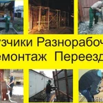 Услуги грузчиков. Услуги газели.