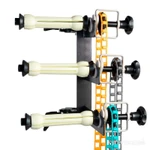 Система подъёма крепления трёх бумажных фонов на стену, потолок