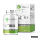 Фото №3 Лецитин подсолнечный, 1000мг, Nature Foods, 90 капсул